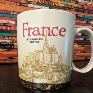 2016 Starbucks France Mug - Cream and Brown